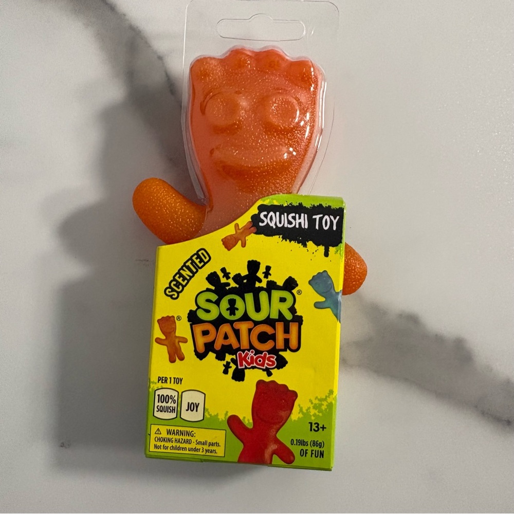 Sour Patch Kid Scented Squishi Toy ORANGE